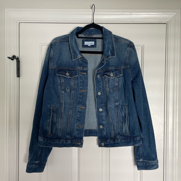 Ann Taylor LOFT Women’s Denim Jacket Size Large - Picture 4 of 10